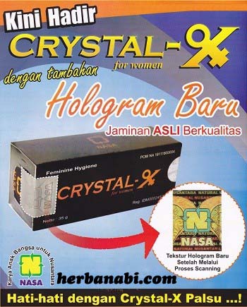 jual crystal x asli